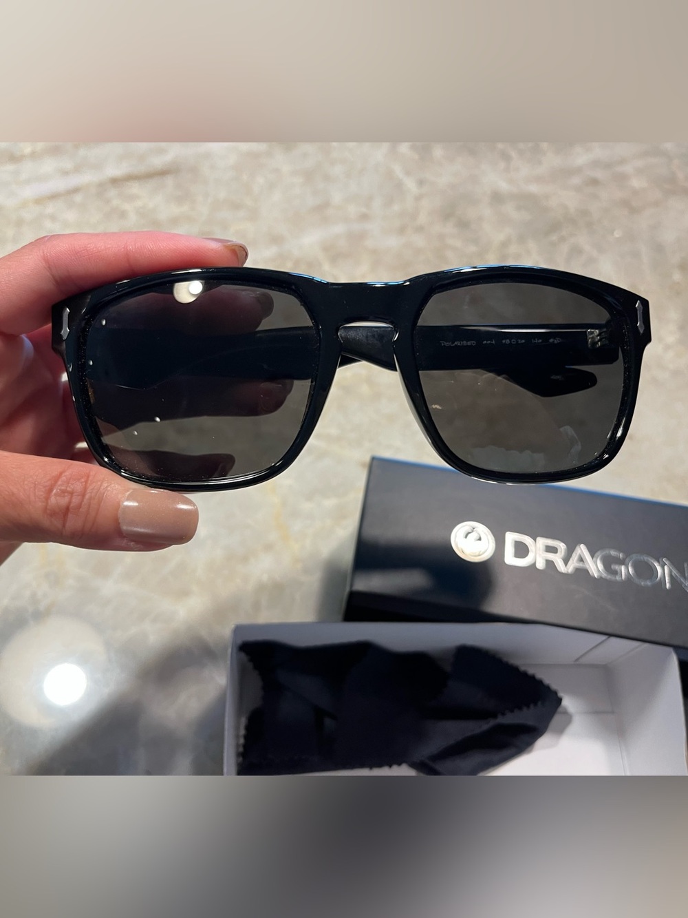 Men's Black Polarized Sunglasses